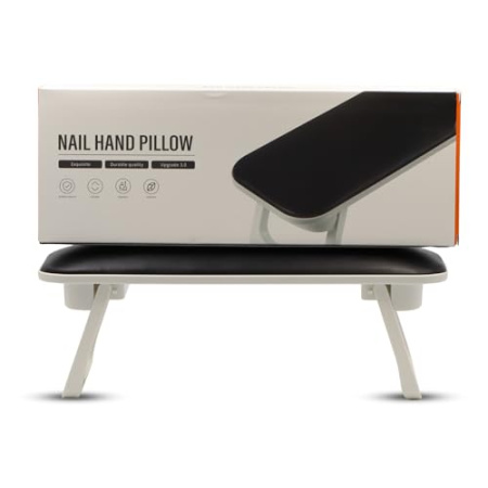Global Fashion Folding Nail Hand Pillow – Salon Arm Rest | Black Nail Hand Pillow Close View Cushion | وسادة اظافر
Global Fashion Folding Nail Hand Pillow – Salon Arm Rest | Black Manicure Arm Rest Detailed View | مسند يد للمناكير
