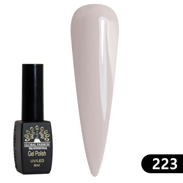 Gel polish BLACK ELITE 223, Global Fashion 8 ml