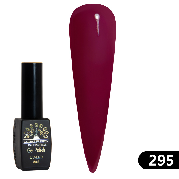 Gel polish BLACK ELITE 295, Global Fashion 8 ml
