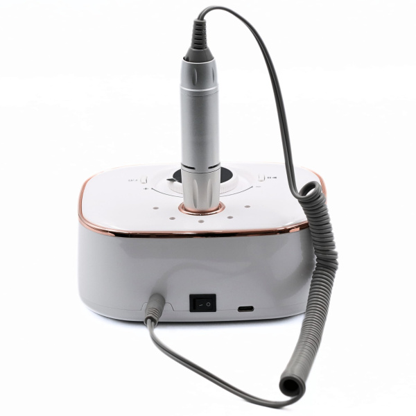 S306 Cordless Nail Drill 35000 RPM LCD | White Cordless Nail Drill 35000 RPM LCD Electric Nail File UAE GCC | جهاز أظافر