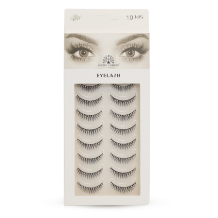 6D false eyelashes close up thick fluffy layered lashes رموش صناعية لقطة مقربة