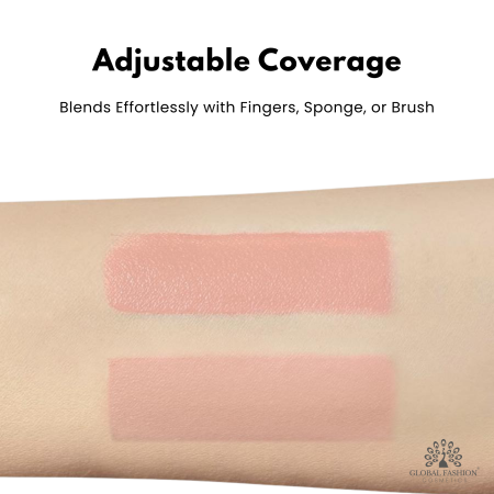 Global Fashion concealer close up silky matte waterproof finish كونسيلر مطفي لقطة مقربة