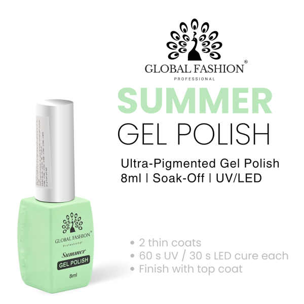 Summer Spring Gel Polish – Shade ## – 8ml UV LED Soak Off
