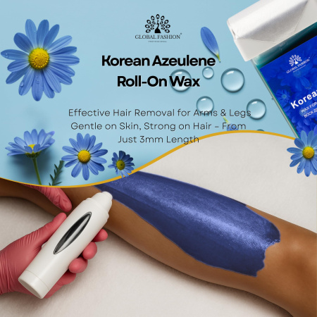 Roll-On Wax Cartridge 400ml – Hair Removal | Azulene Wax Cartridge Close View Hair Removal | شمع رول
Roll-On Wax Cartridge 400ml – Hair Removal | Azulene Paraffin Wax Detailed View Skin Care | شمع بارافين