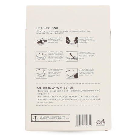 False eyelashes close up fluffy natural reusable strips رموش صناعية لقطة مقربة