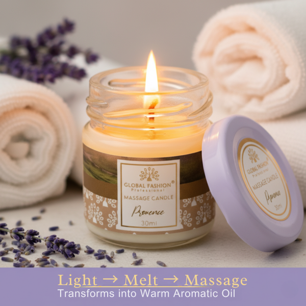 Global Fashion 30 ml Massage Candle – 21 Aromatherapy Scents