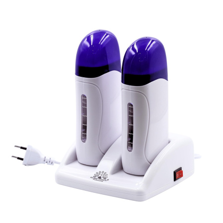 Double Cartridge Wax Heater – Hair Removal Machine | White Double Wax Heater Close View Hair Removal | جهاز تسخين الشمع
Double Cartridge Wax Heater – Hair Removal Machine | White Dual Wax Heater Detailed View | ماكينة الشمع