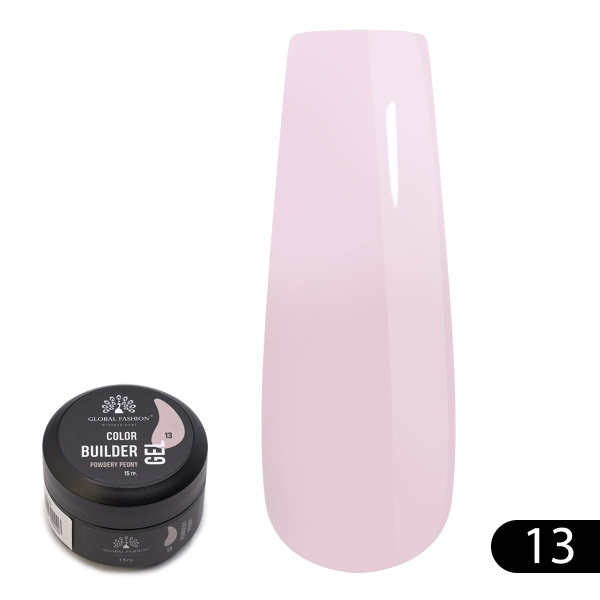 Global Fashion Color Builder Gel 15g | Nail Extension Gel | جل بيلدر ملون
