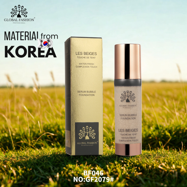 Global Fashion serum foundation preview hydrating natural glow finish كريم اساس سيروم بلمعة طبيعية
