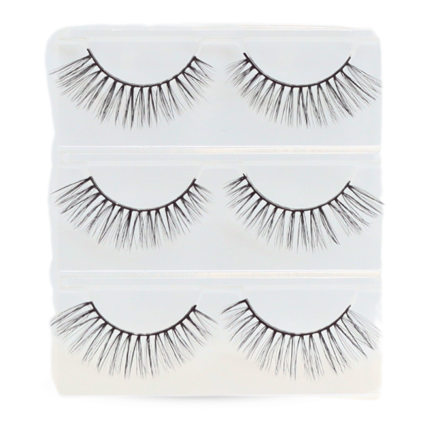 Global Fashion false eyelashes wispy mink cat eye fox eye رموش صناعية طبيعية
