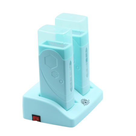 Double Wax Heater – Hair Removal Machine | Blue Double Wax Heater Close View Hair Removal | جهاز تسخين الشمع
Double Wax Heater – Hair Removal Machine | Blue Dual Wax Heater Detailed View | ماكينة الشمع