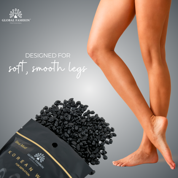 Global Fashion Korean Hard Wax SEA MUD 1000g professional hair removal wax