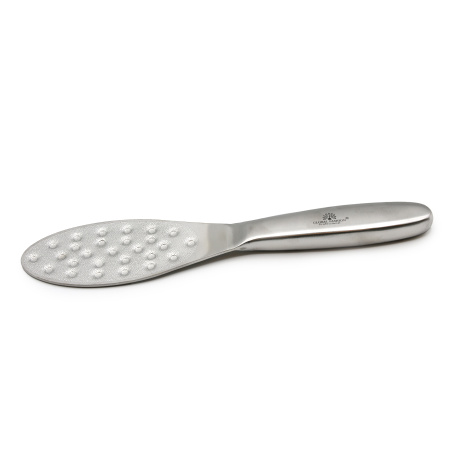Professional Stainless Steel Laser Cut Foot File by Global Fashion – Dual-Sided Pedicure Rasp

