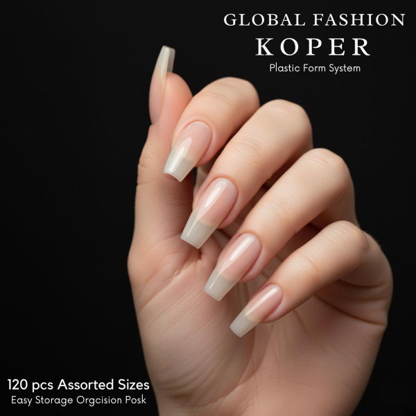 Dual Nail Forms 120pcs – Clear Poly Gel Forms | Square Nail Extension Tips Gel Forms Kit | اطراف اظافر
Dual Nail Forms 120pcs – Clear Poly Gel Forms | Square Dual Nail Forms Reusable Extensions | اظافر صناعية
