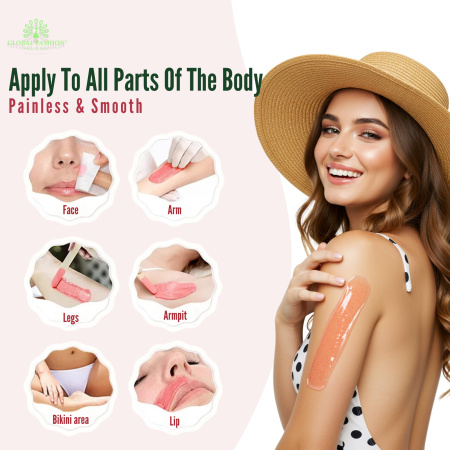 Electric Wax Warmer for Hair Removal Fast Heating | Black Wax Heater Close Up - Hair Removal Machine Detail UAE GCC | جهاز شمع صورة مقربة