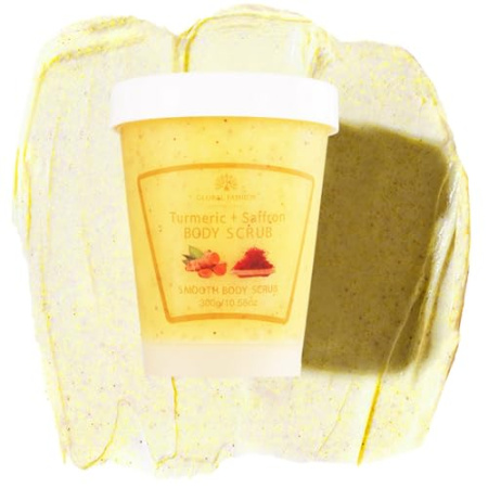 Global Fashion Body Scrub 300g – Collagen Exfoliating | Turmeric & Saffron Body Scrub Close View Skin Exfoliator | مقشر الجسم
Global Fashion Body Scrub 300g – Collagen Exfoliating | Turmeric & Saffron Natural Skin Scrub Detailed View | سكراب الجسم
