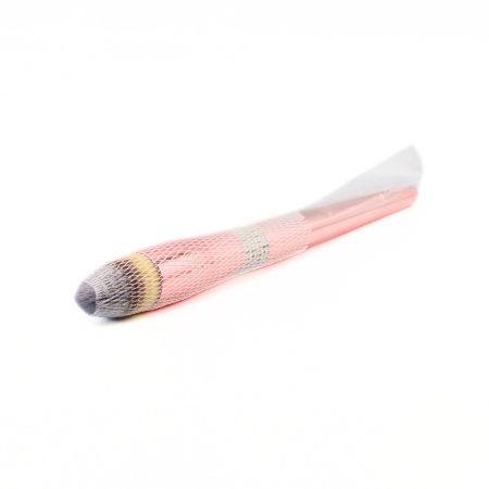 Rose Gold Foundation, Concealer, Powder, Blush and Eyeshadow Brush Close Up - High Density Synthetic Vegan Bristles | فرش مكياج احترافية شعيرات ناعمة