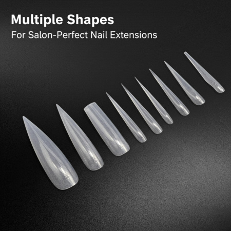 Upper Nail Forms 164pcs – Clear Dual Forms Set Nail Tips Close View Extension Kit | اطراف اظافر
Upper Nail Forms 164pcs – Clear Dual Forms Set Dual Nail Forms Detailed View | اظافر صناعية