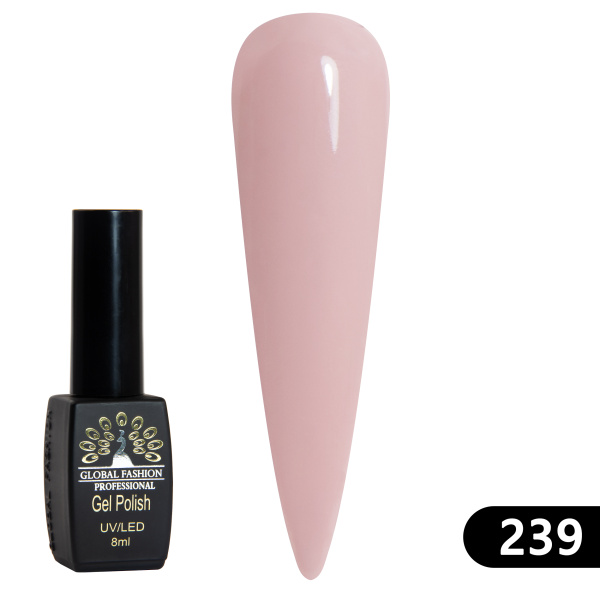 Gel polish BLACK ELITE 239, Global Fashion 8 ml