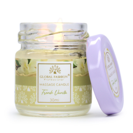 Global Fashion Massage Candle – 30 ml Aromatherapy Spa Candle in 21 Scents