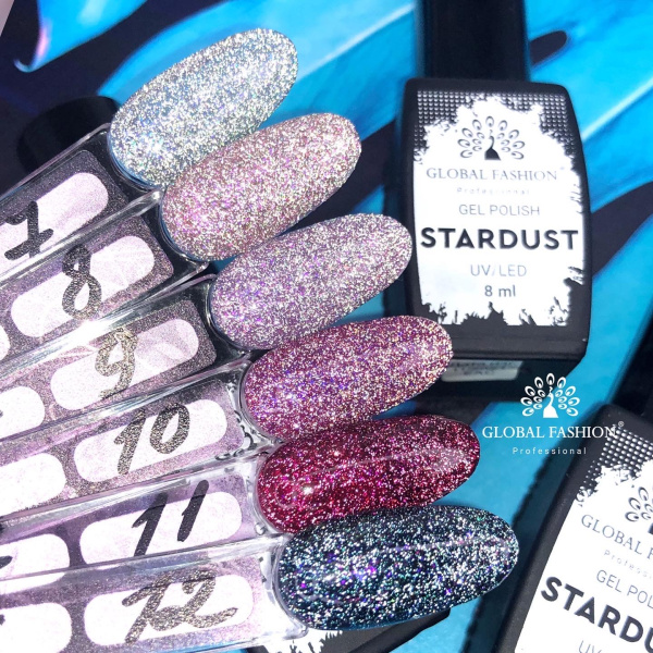 Stardust Glitter Gel Polish – 8 ml Shade 07 – Holographic Shine
