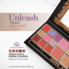 Global Fashion eyeshadow palette close up high pigment texture ظلال عيون لقطة مقربة
