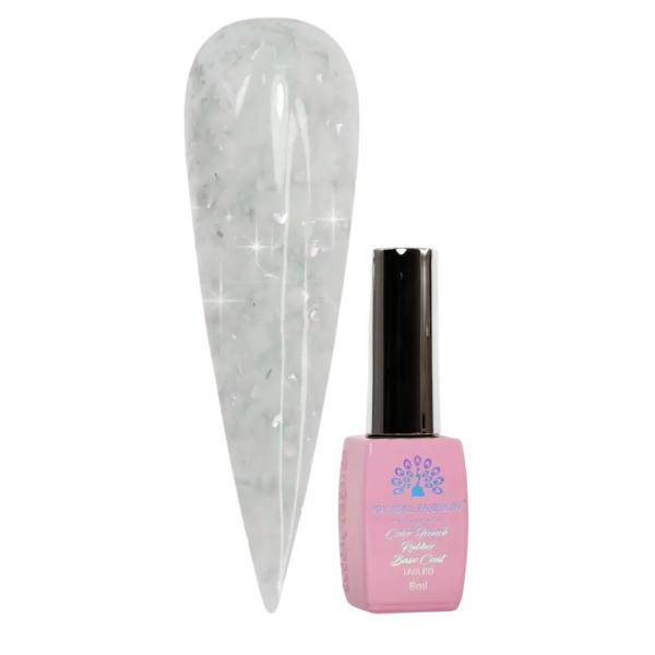 Chrome Flake Nail Base 8ml – Semi-Transparent Foil | Preview
قاعدة أظافر كروم فليك 8 مل – تأثير رقائق شفاف | عرض مسبق
