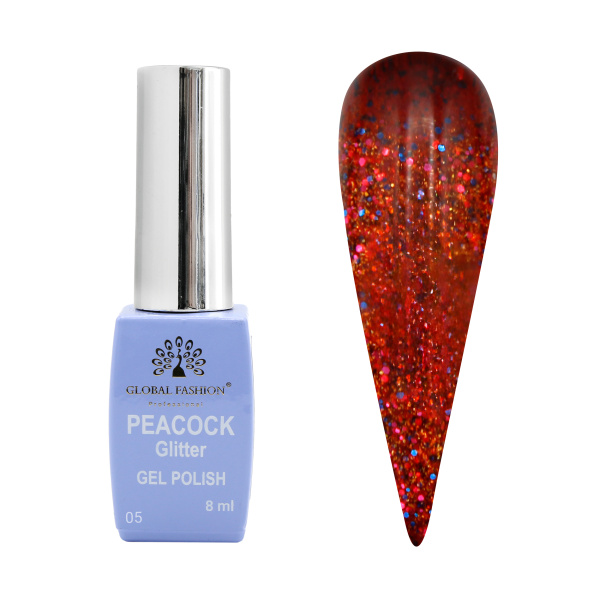 Gel polish Peacock 8 ml, 05