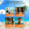 SPF 90 Sunscreen Face & Body 50g UVA/UVB Protection Sunscreen Close Up - SPF Sun Protection Cream with Vitamin E | واقي شمس صورة مقربة