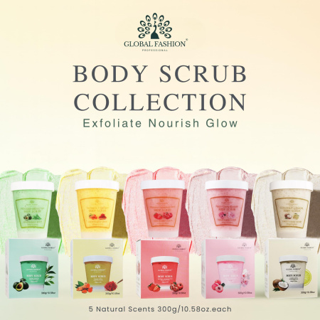 Global Fashion Body Scrub 300g – Collagen Exfoliating | Turmeric & Saffron Body Scrub Close View Skin Exfoliator | مقشر الجسم
Global Fashion Body Scrub 300g – Collagen Exfoliating | Turmeric & Saffron Natural Skin Scrub Detailed View | سكراب الجسم