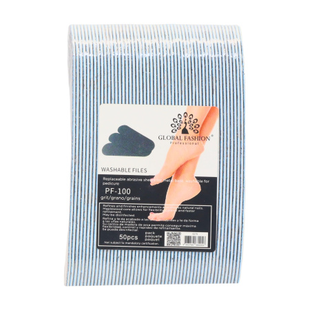 Foot File Replacement Pads 50pcs – Adhesive Refills | PF-100 Foot File Pads Close View Callus Removal | مبرد القدم
Foot File Replacement Pads 50pcs – Adhesive Refills | PF-100 Pedicure Pads Detailed View Smooth Feet | ورق برد القدم