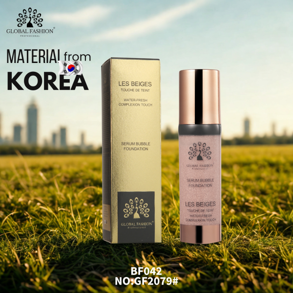 Global Fashion serum foundation preview hydrating natural glow finish كريم اساس سيروم بلمعة طبيعية