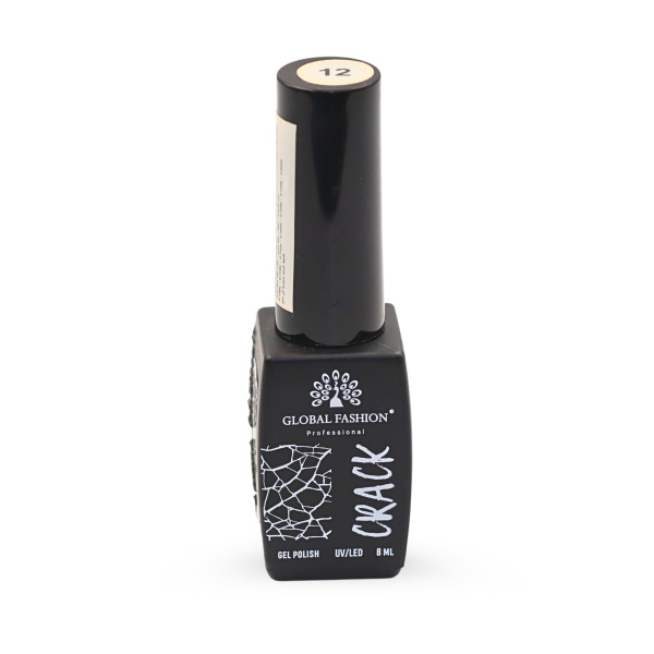 Gel polish "CRACK" – crackle/craquelure effect, 8 ml, No. 12 | طلاء جل "CRACK" بتأثير التشقق (كراكيلور) 8 مل رقم 12
