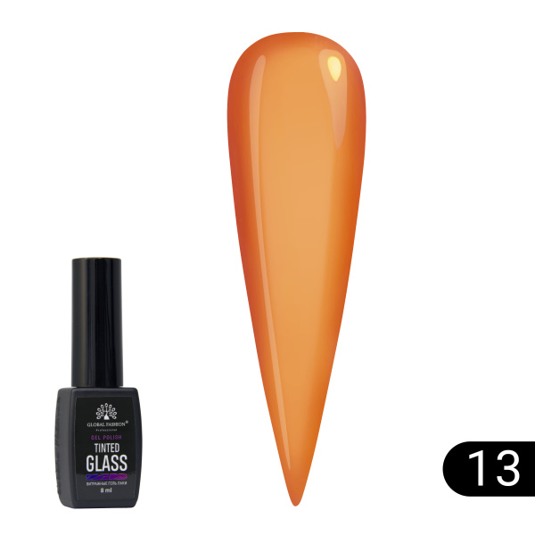 Stained glass gel polish Global Fashion 8 ml, Tinted Glass 13