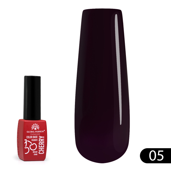 Rubber base Color Cherry 8 ml, - Global Fashion | 05