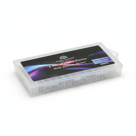 Upper Nail Forms 164pcs – Clear Dual Forms Set Nail Tips Close View Extension Kit | اطراف اظافر
Upper Nail Forms 164pcs – Clear Dual Forms Set Dual Nail Forms Detailed View | اظافر صناعية