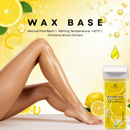 Roll-On Wax Cartridge 100ml – Hair Removal | Lemon Wax Cartridge Close View Hair Removal | شمع رول
Roll-On Wax Cartridge 100ml – Hair Removal | Lemon Paraffin Wax Detailed View Skin Care | شمع بارافين