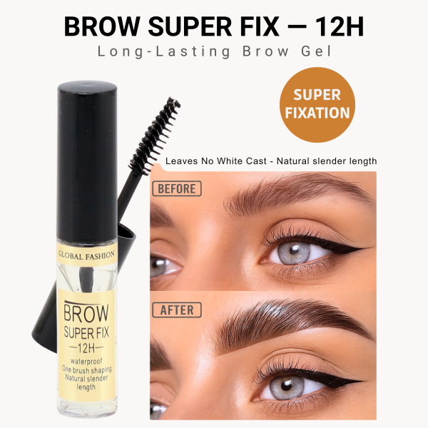 Global Fashion clear eyebrow gel waterproof 12H hold جل حواجب شفاف