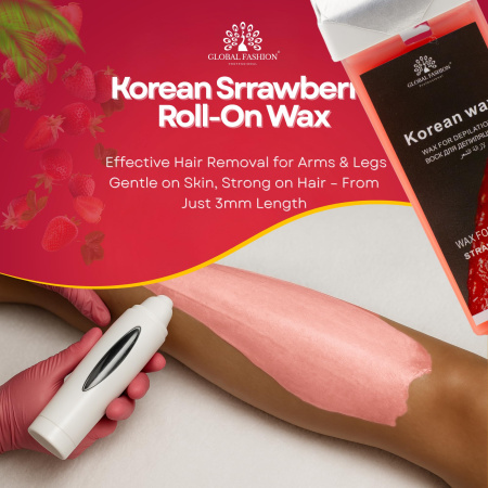 Roll-On Wax Cartridge 100ml – Hair Removal | Strawberry Wax Cartridge Close View Hair Removal | شمع رول
Roll-On Wax Cartridge 100ml – Hair Removal | Strawberry Paraffin Wax Detailed View Skin Care | شمع بارافين