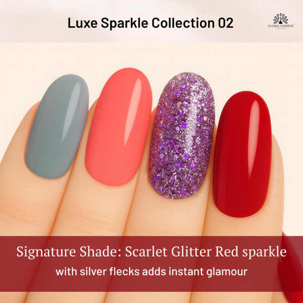 Black Elite Gel Nail Polish Set 6x8ml – UV/LED | Luxe Sparkle Gel Nail Polish Set UV LED High Shine | طلاء اظافر جل
Black Elite Gel Nail Polish Set 6x8ml – UV/LED | Luxe Sparkle Nail Gel Polish Set Long Lasting | مناكير جل