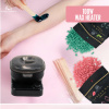 Electric Wax Warmer for Hair Removal Fast Heating | Black Wax Heater Close Up - Hair Removal Machine Detail UAE GCC | جهاز شمع صورة مقربة
