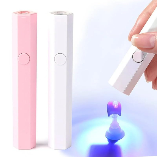 Global Fashion Mini LED Nail Lamp – USB Handheld Gel Curing | Octagon White uv led nail lamp 50w fast gel curing manicure device مصباح اظافر احترافي