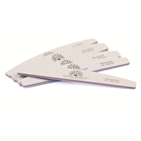 Global Fashion Nail File 150/220 – Professional Emery Board for Acrylic & Gel
