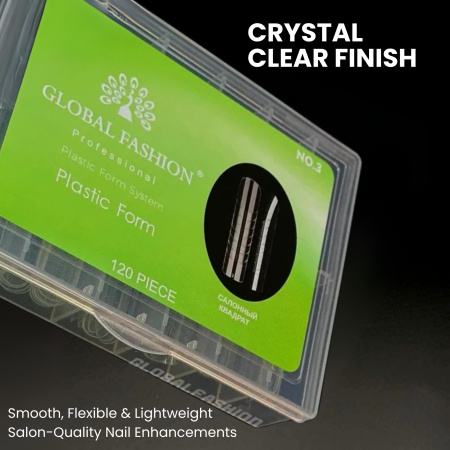 Dual Nail Forms 120pcs – Clear Extension Forms | Coffin Nail Tips Close View Extension Kit | اطراف اظافر
Dual Nail Forms 120pcs – Clear Extension Forms | Coffin Dual Nail Forms Detailed View | اظافر صناعية