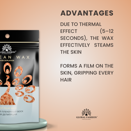 Aloe Korean hard wax for sensitive skin depilation 100g