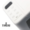 63W UV/LED Nail Lamp with Hand Pillow – Auto Sensor, Sun Z22 | White uv led nail lamp 63w with cushion hand rest manicure tool جهاز اظافر احترافي
