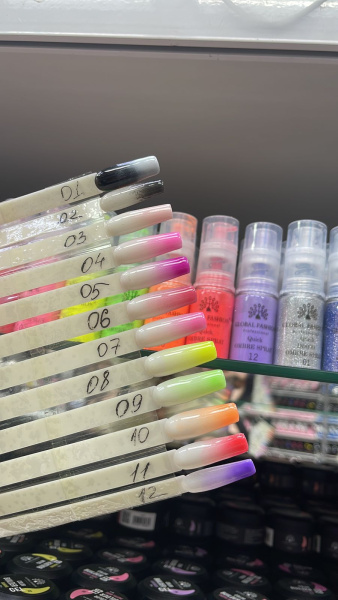 Dry Spray For Gradient Ombre Nails 07