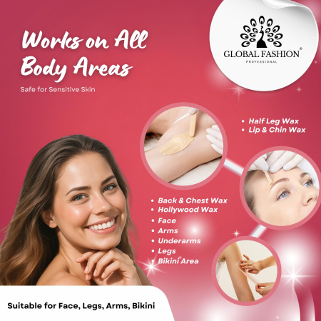 Roll-On Wax Cartridge 100ml – Hair Removal | Strawberry Wax Cartridge Close View Hair Removal | شمع رول
Roll-On Wax Cartridge 100ml – Hair Removal | Strawberry Paraffin Wax Detailed View Skin Care | شمع بارافين