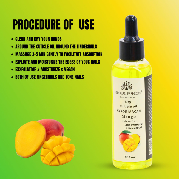 Global Fashion Professional Cuticle Oil – Natural Nail & Skin Care Blend