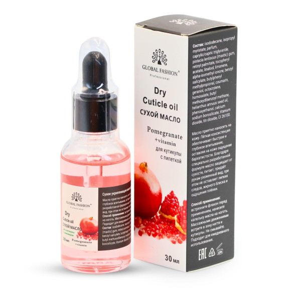 Global Fashion Professional Cuticle Oil – Natural Nail & Skin Care Blend